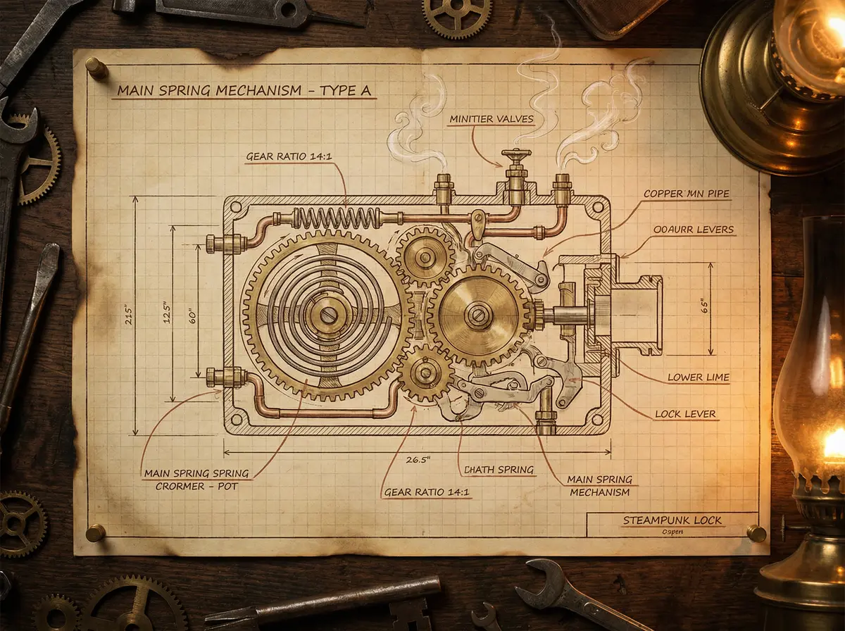 蒸汽管道蓝图 - 51暗网 | 机关构造解析
