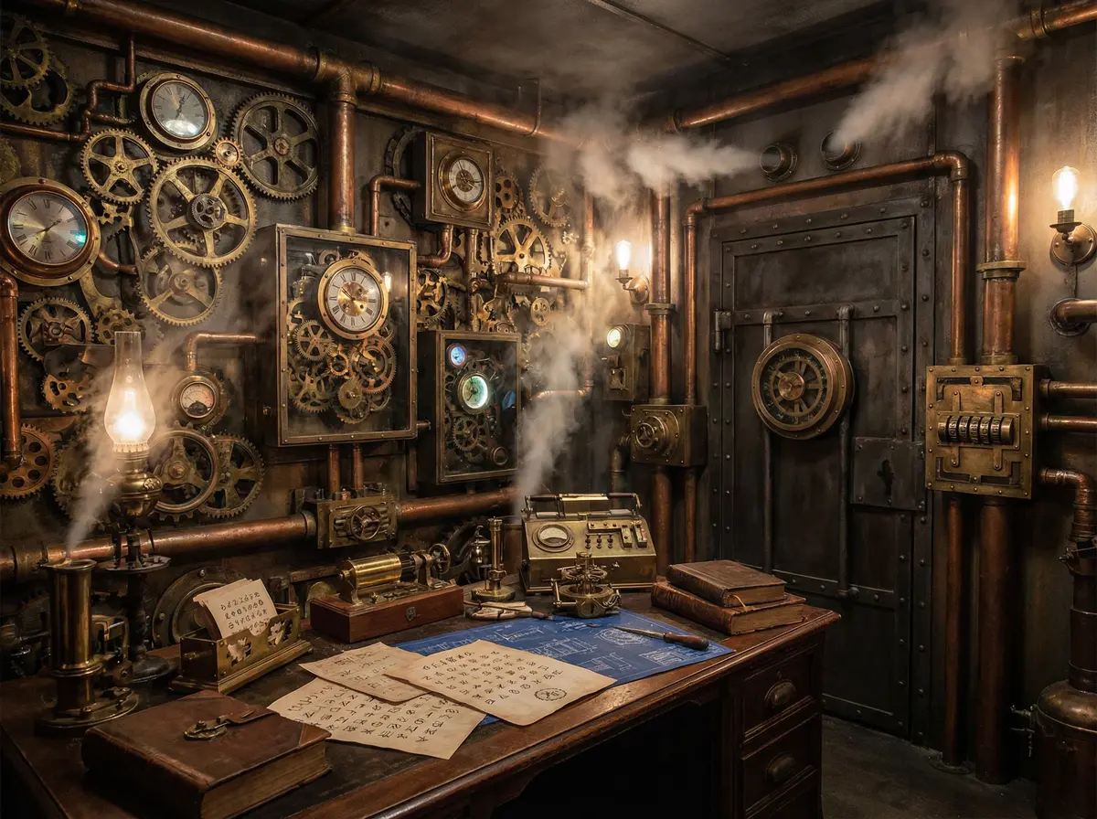 解谜密室场景 - 51暗网 | 齿轮与密码